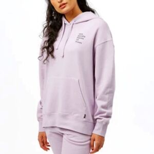 Ten Tree Eco Facts Oversized Hoodie in Lavender